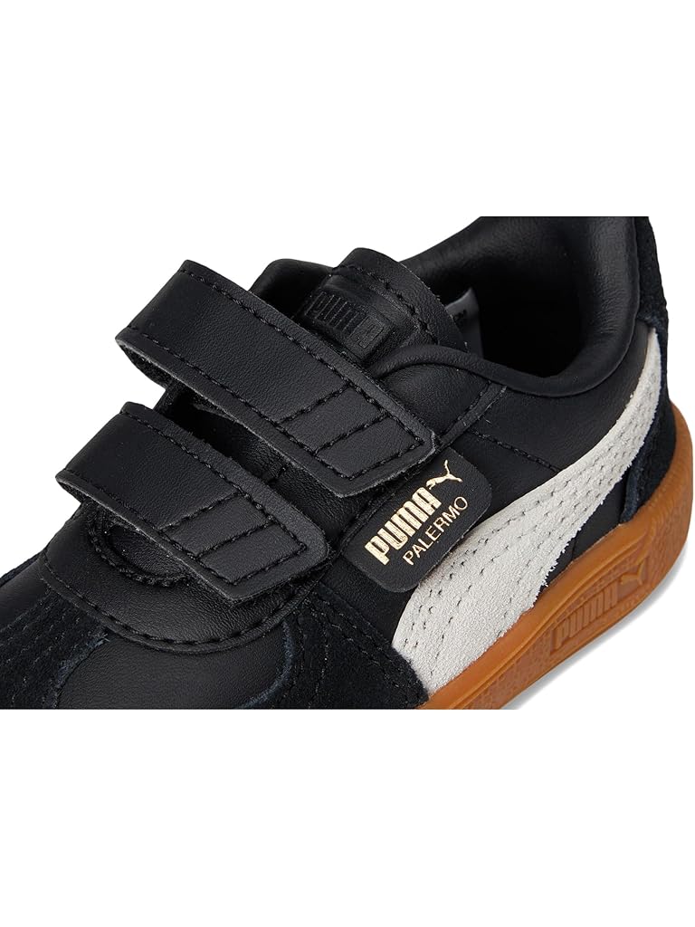 Black PUMA Palermo Hook And Loop Shoes (Toddler)