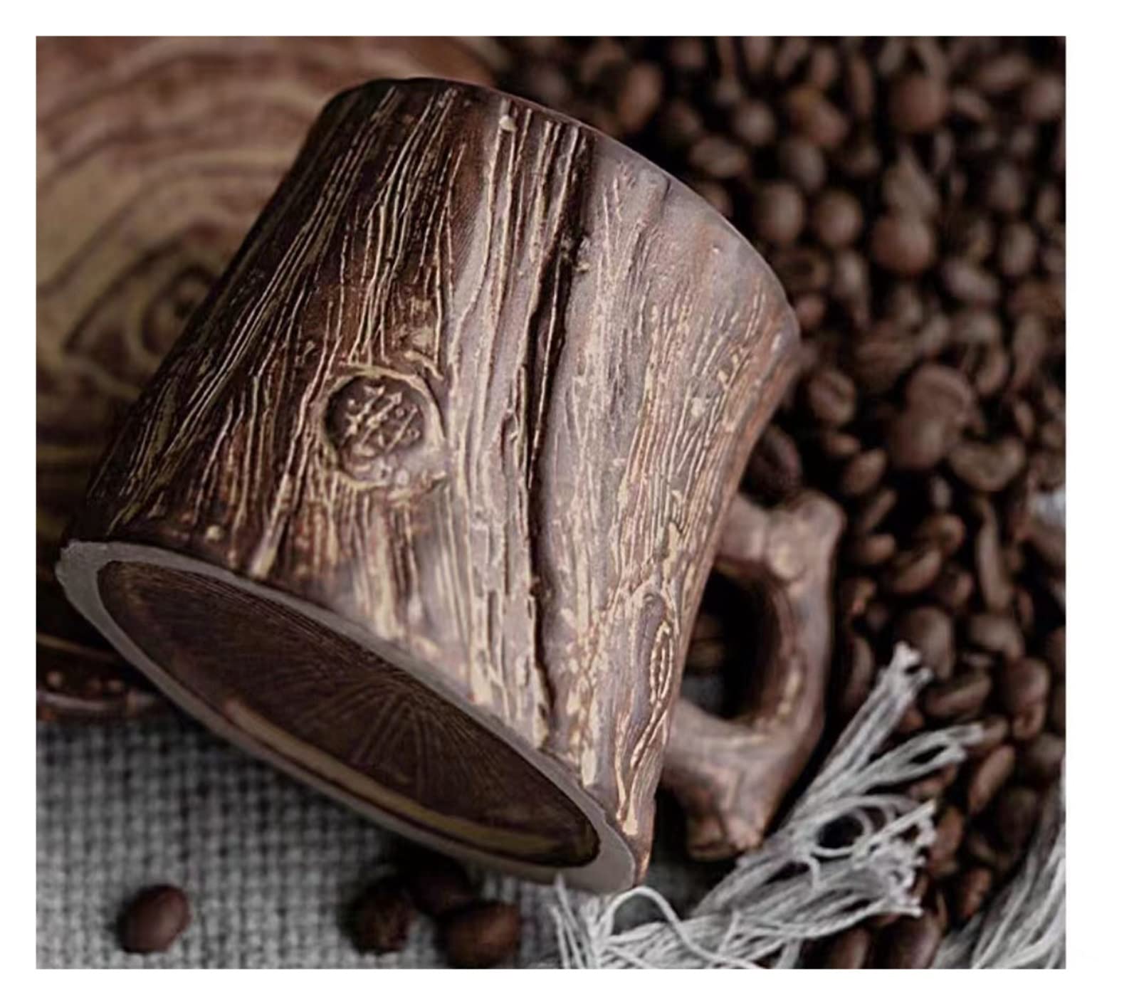 Premium ceramiczny kubek do kawy kubki kubek do herbaty kubek wody, ręcznie robiony szorstki ceramiczny kubek do kawy Yunyao spersonalizowany kubek do kawy z uchwytem kreatywny kubek w stylu retro w s