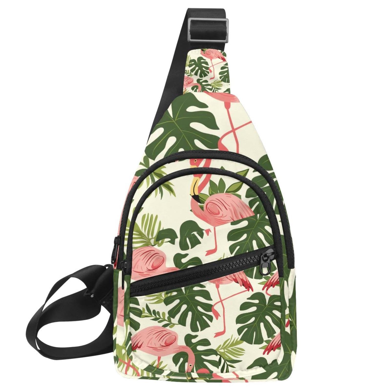Mochila cruzada multicolor con correa ajustable para running y viajes 7