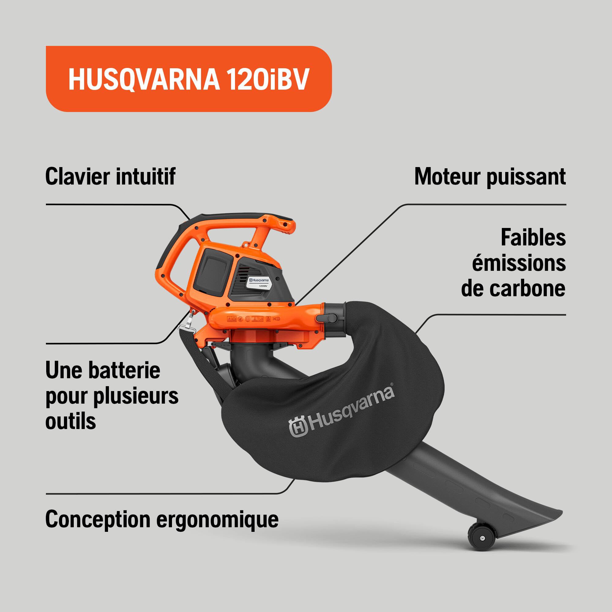 Husqvarna 120iBV Souffleur sur Batterie