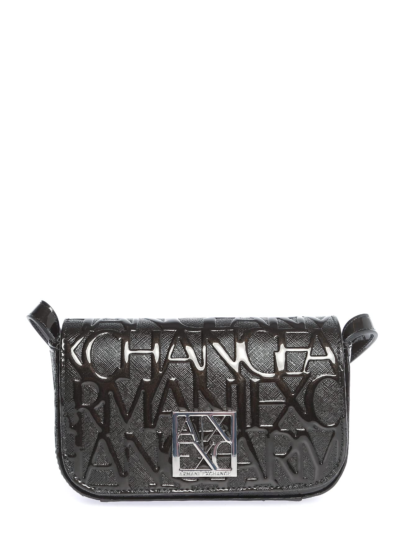 Armani Exchange Women's Liz Small Crossbody, black, ONE SIZE