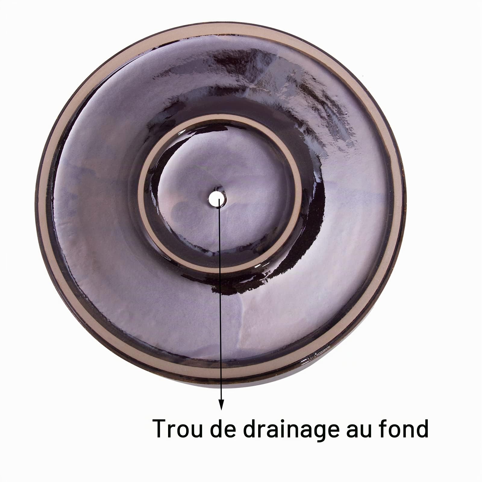 ARTKETTY Pots de Fleurs – Pot de bonsaï en céramique avec Drainage – Grand Pot de Fleurs pour Plantes Grasses d'intérieur – Pot de Fleurs décoratif avec Support