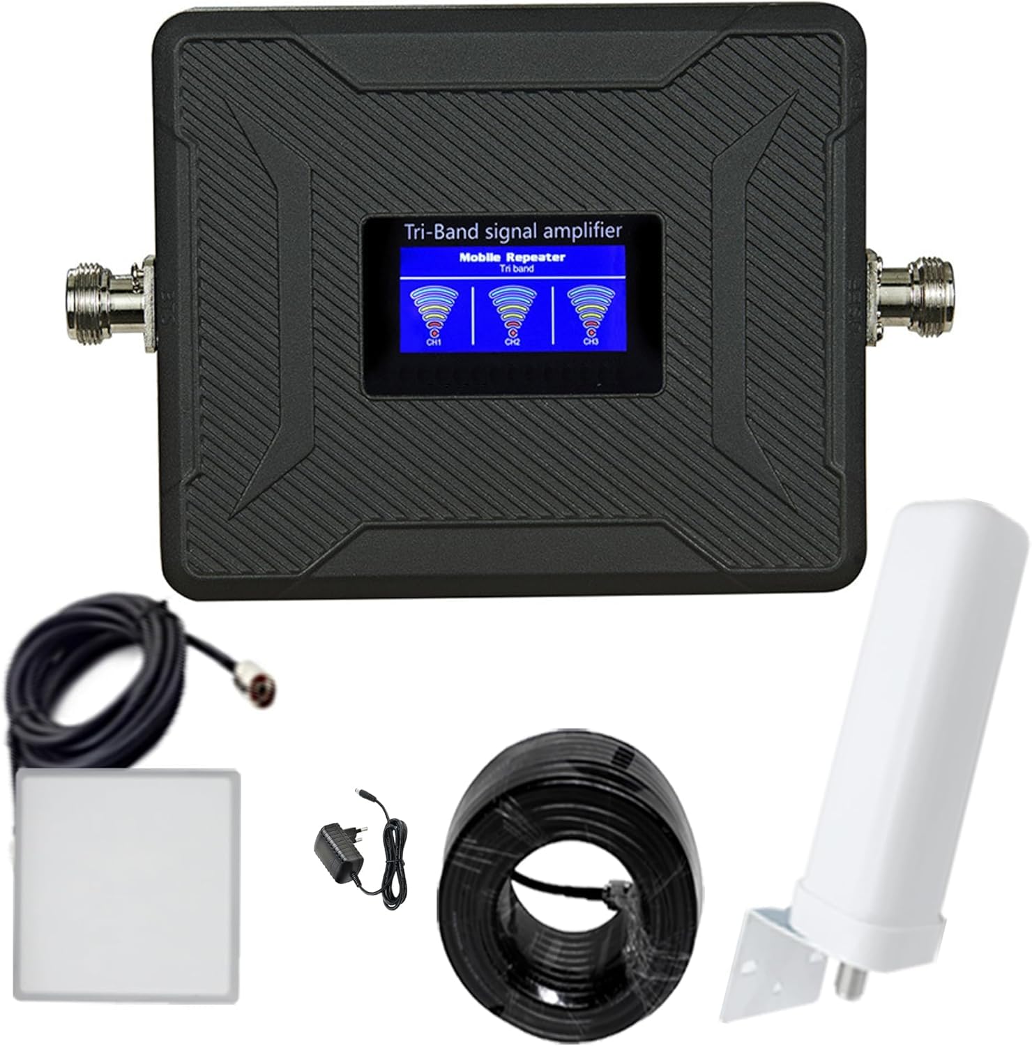 4G 3G 2G GSM LTE WCDMA Amplificatore Segnale Cellulare (900/1800/2100mhz Banda1/3/8) (b1/3/8)