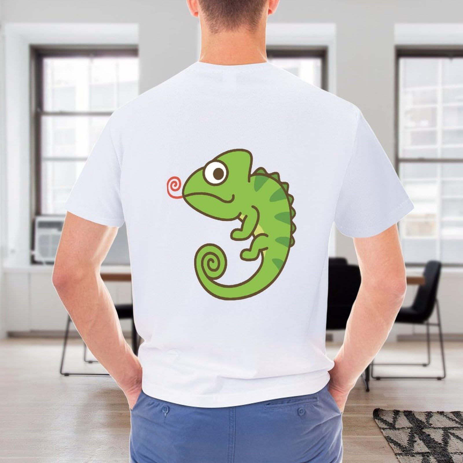 Amazon.co.jp: Tシャツ メンズ かわいい カメレオン 半袖 インナー 