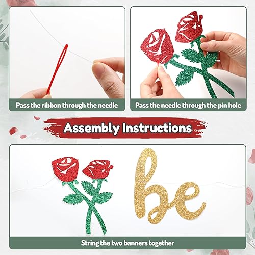 Miniatura 4 de Cartel con texto en inglés Be Our Guest Beauty and the Beast para fiestas de despedida de soltera, fiestas de compromiso