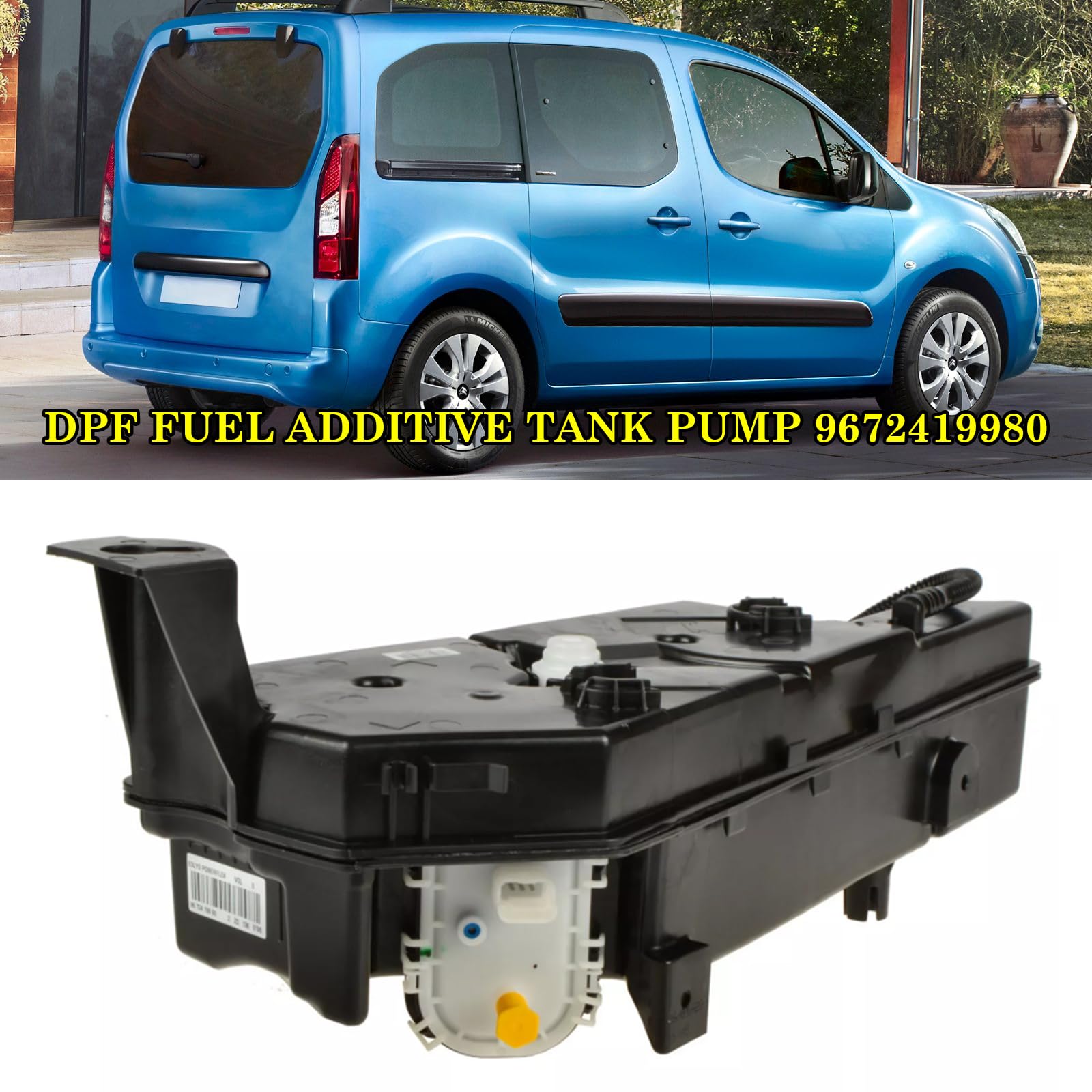 Topteng Fuel Additive Dpf Filter Tank Pump 1500PJ 9672419980, Adatto per Peugeot 5008, Partner II, Adatto per Citroën Berlingo II, C4 Picasso, DS5 1.6/2.0 HDI
