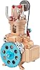 TECHING Mini Single Cylinder Engine Model Kit Mechanical Metal Assembly DIY