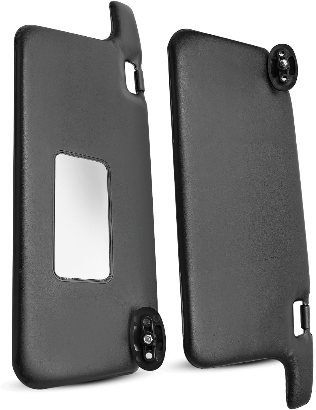 83230-S01-A32ZC Black 1 Pair Sun Visor with Makeup Mirror Fit for Honda Civic 1996-2001 Replace 83280-S01-A32ZA TYT307020005B, Interior Sun Protection Shade for Left Driver & Right Passenger Side