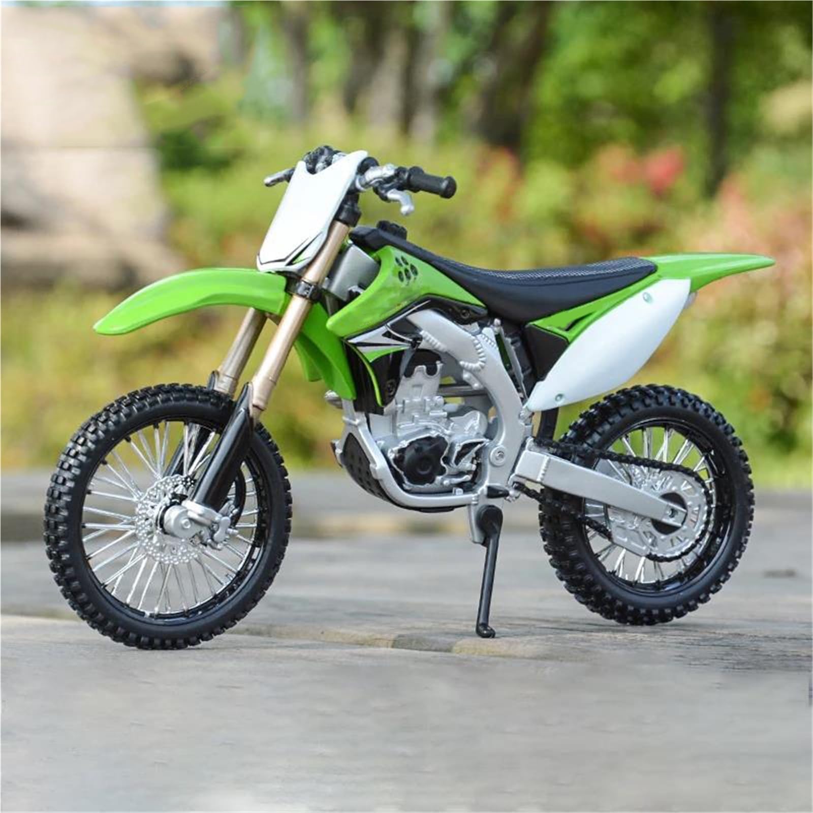 Modelo a Escala de Moto Serie Mini Moto De Juguete En Miniatura Colección Maquetas Motos 1/12 para Kawasaki KX450F