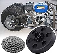 Vista 7 de Embrague de Go Kart con orificio de 3/4" 12T con cadena #35 Embrague centrífugo y cadena para motores de Go Kart Minibike Honda Kart