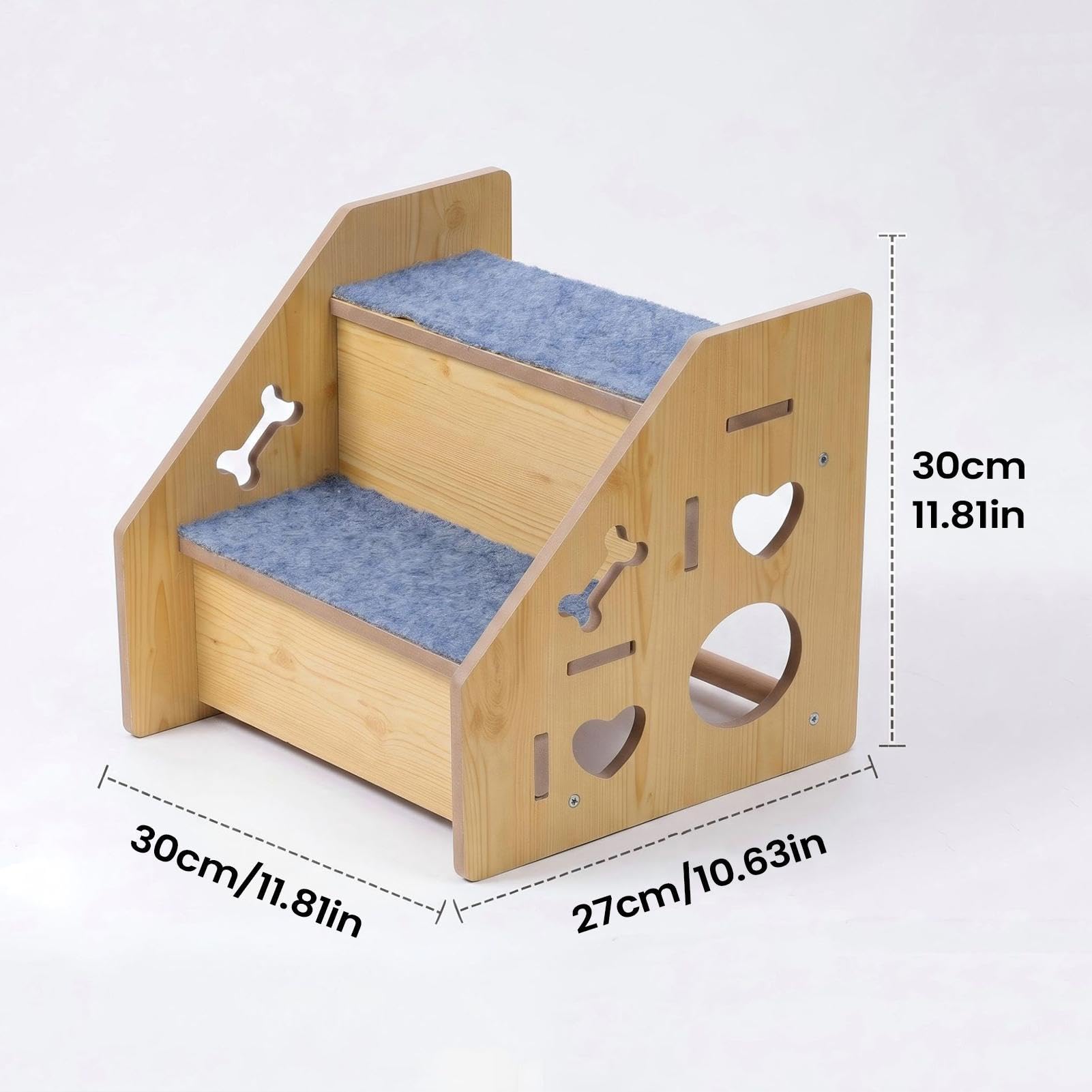 Scale da cani di piccola taglia Scaletta Antiscivolo | rampa per cani per , Divano, Fianco , Viaggio in Auto, Gatto, Cucciolo, Animale Anziano, Arrampicata