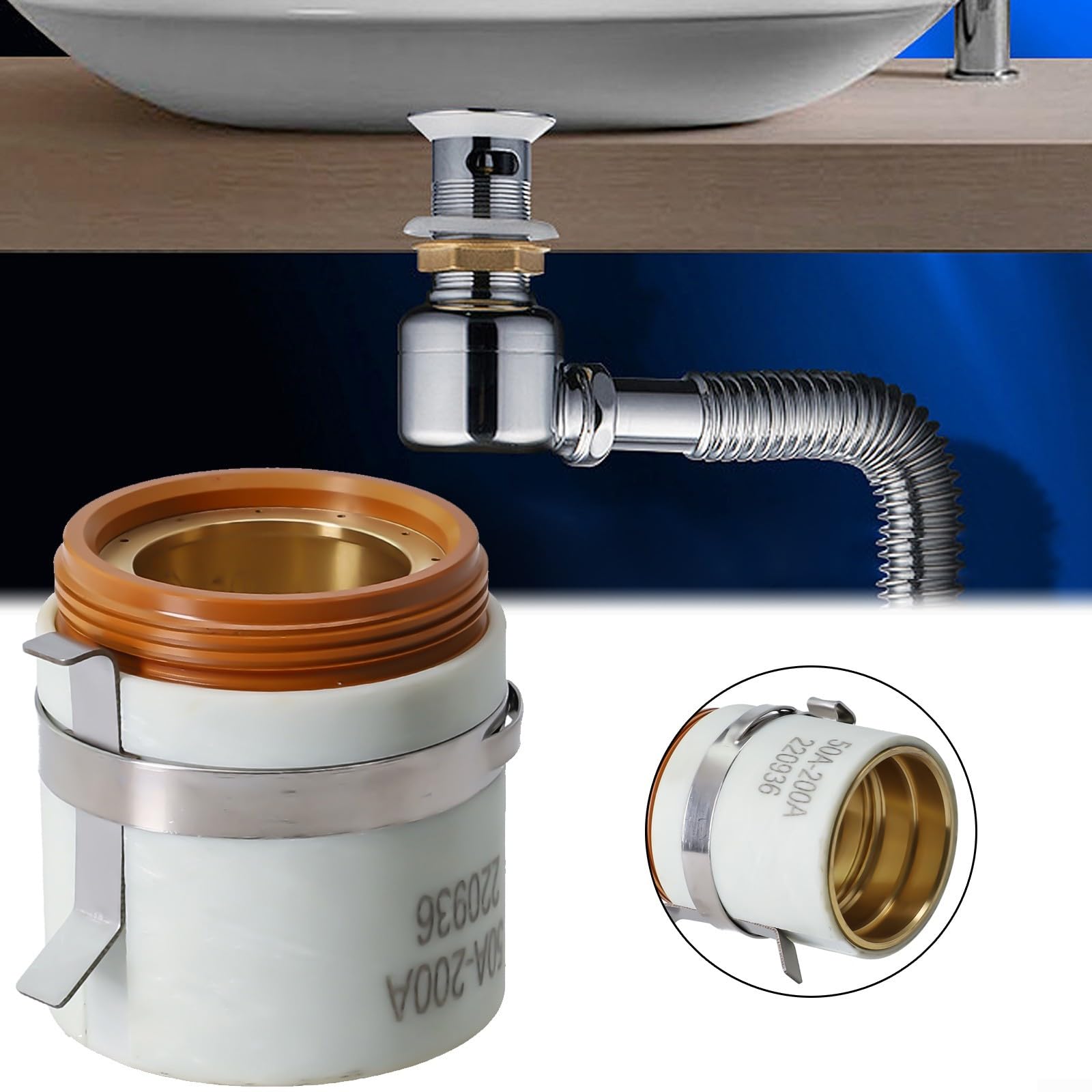 220936 Plasma Shield Cap For Hypertherm MAXPRO200, Copper Shield