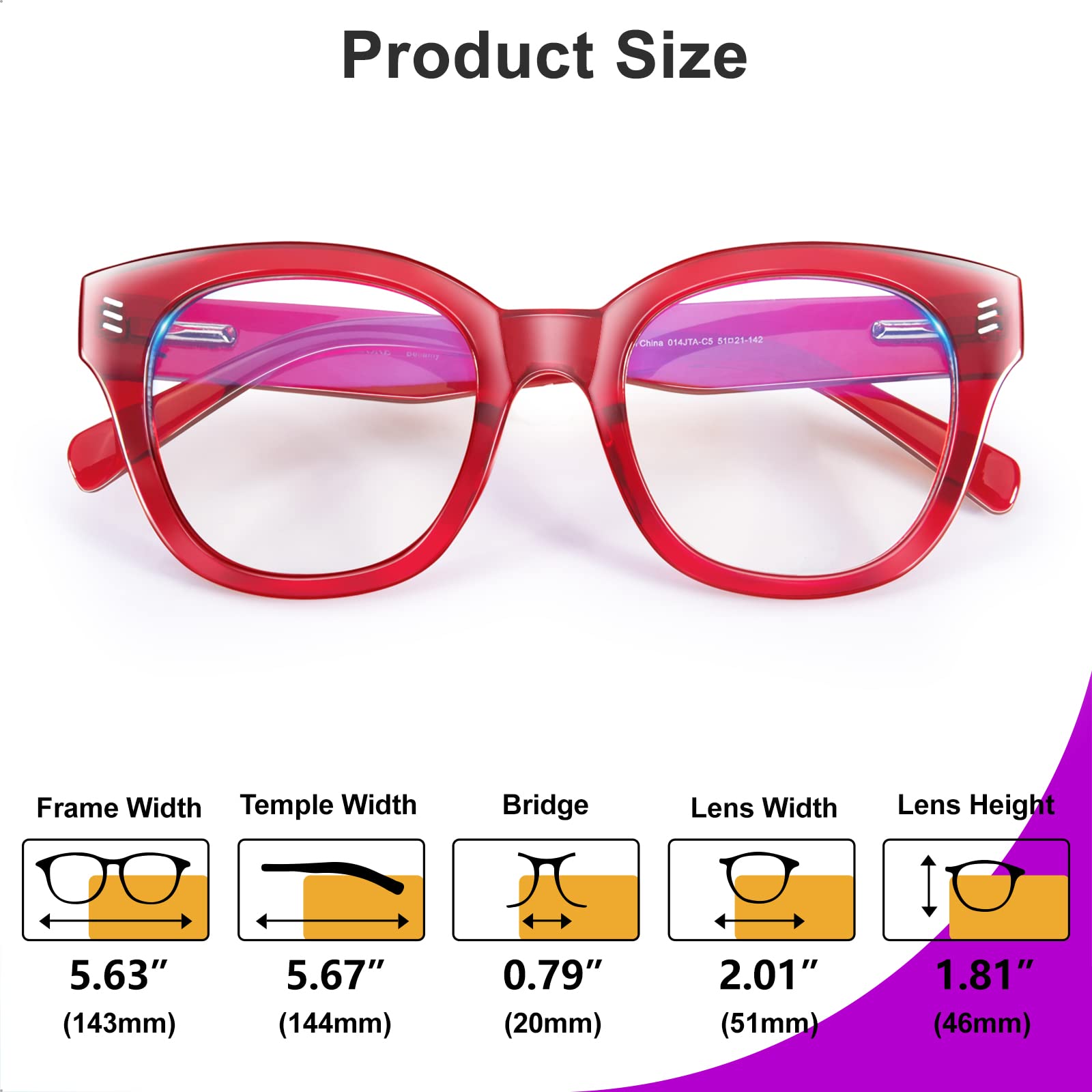 VISOONE BELLAMY Lunettes rondes de taille moyenne TR90 bloquant la lumière bleue avec anti-fatigue oculaire et anti-reflets informatiques pour homme et femme