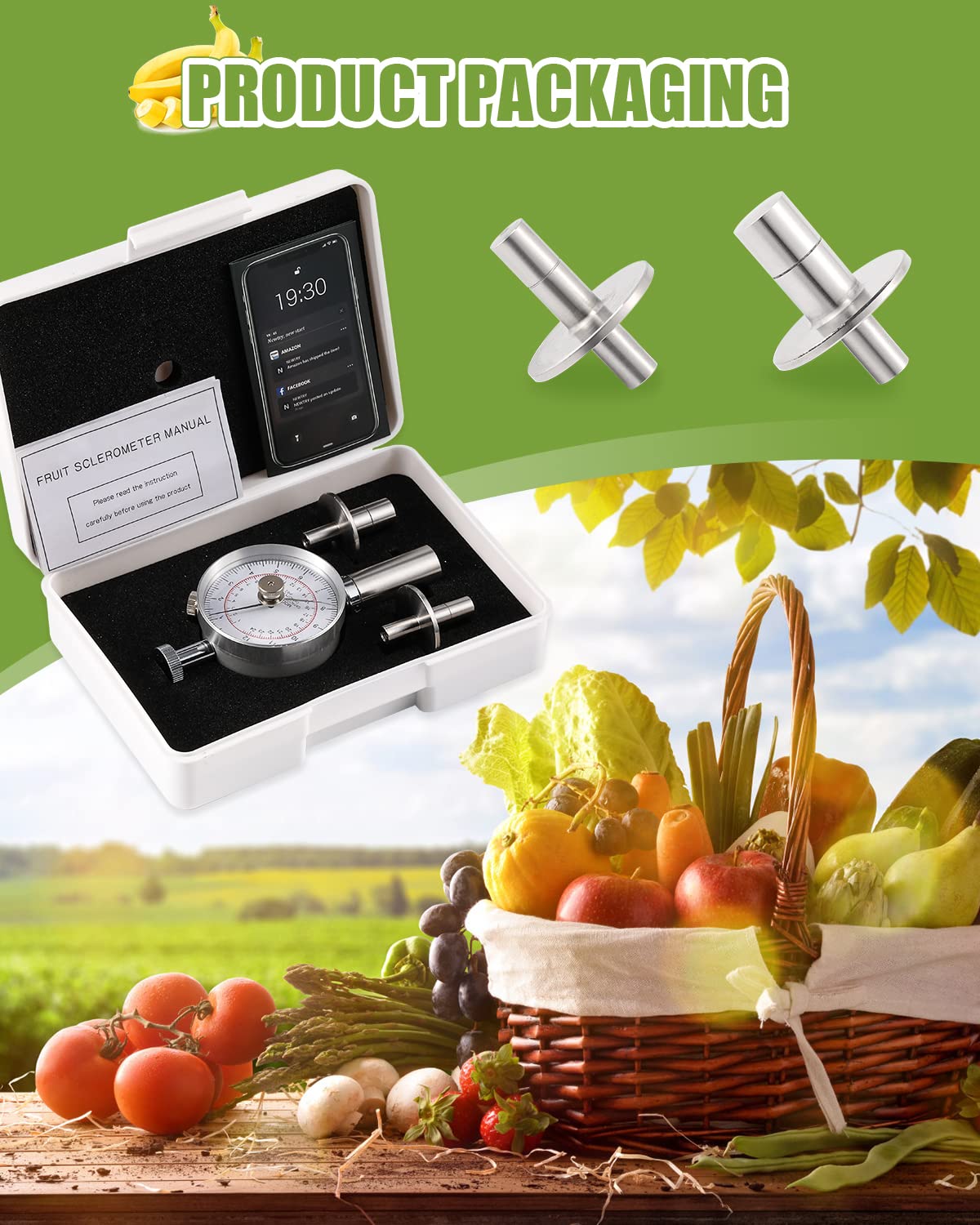 NEWTRY GY-3 Penetrometro Frutta Durezza Tester