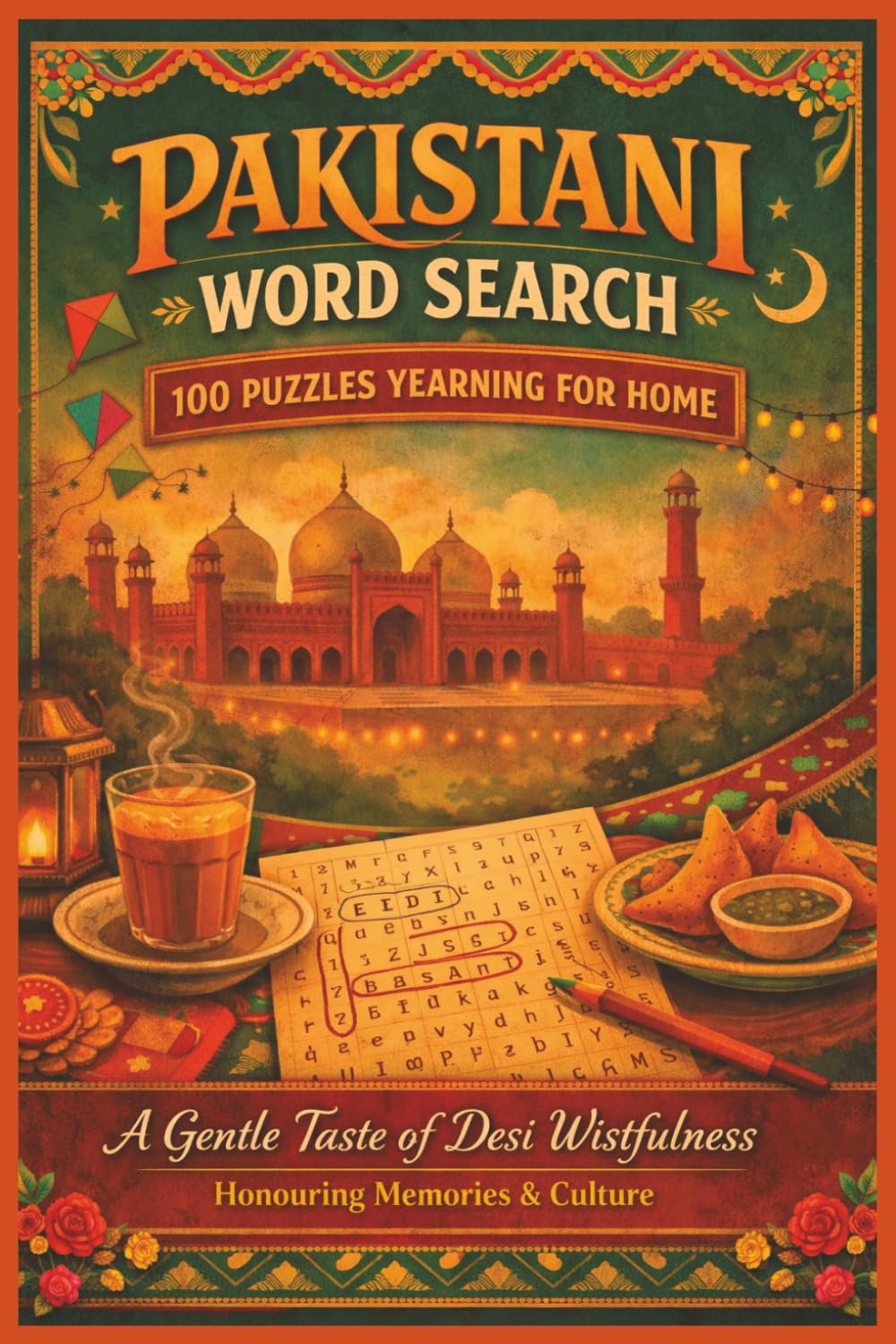 PAKISTANI WORD SEARCH 100 PUZZLES YEARNING FOR HOME: A Gentle Taste of Desi Wistfulness Honouring Memories & Culture (Rohim's Pakistani Puzzlers)