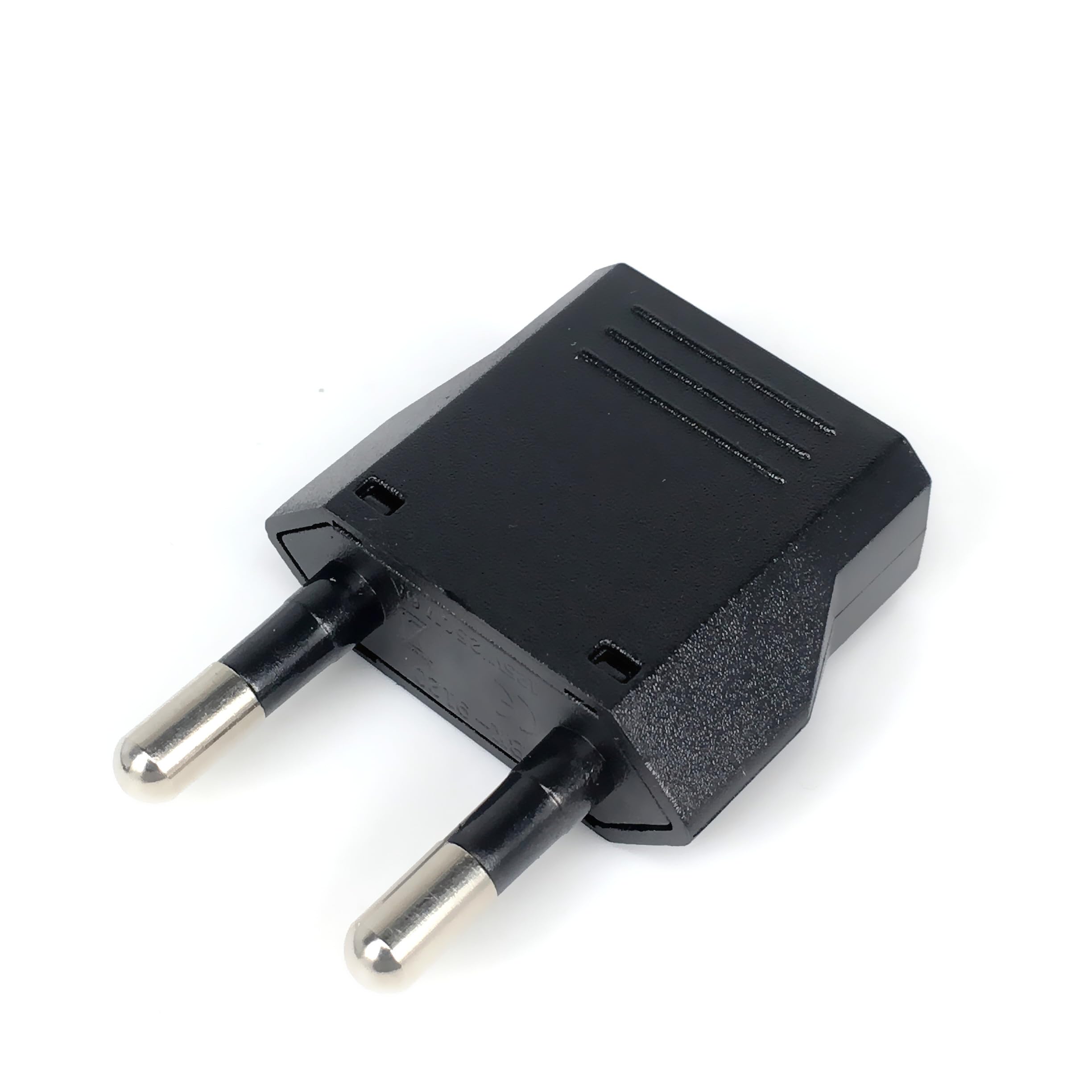 1-50 pezzi Adattatore spina EU Euro KR Adattatore spina USA a UE Adattatore da viaggio KR UE Adattatore elettrico Convertitore spina EU KR Prese di corrente Presa CA(Black 4.0MM,50PCS)