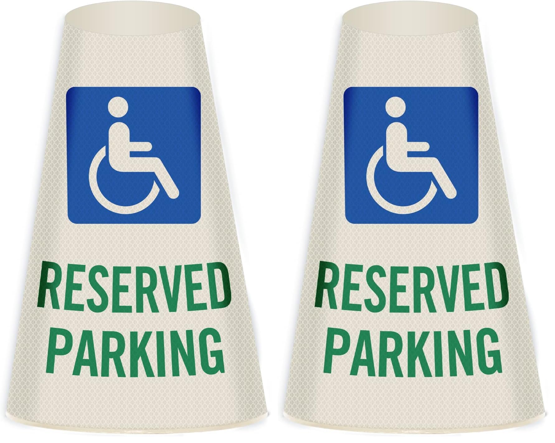 SmartSign 6-Pack "No Parking" Reflective Cone Message Sleeve Collar with Symbol, 360-Degree Visibility, Non-Adhesive Vinyl Signs for Traffic Safety Cones, 3-Side Print [Cone Not Included] — Amazon image 14