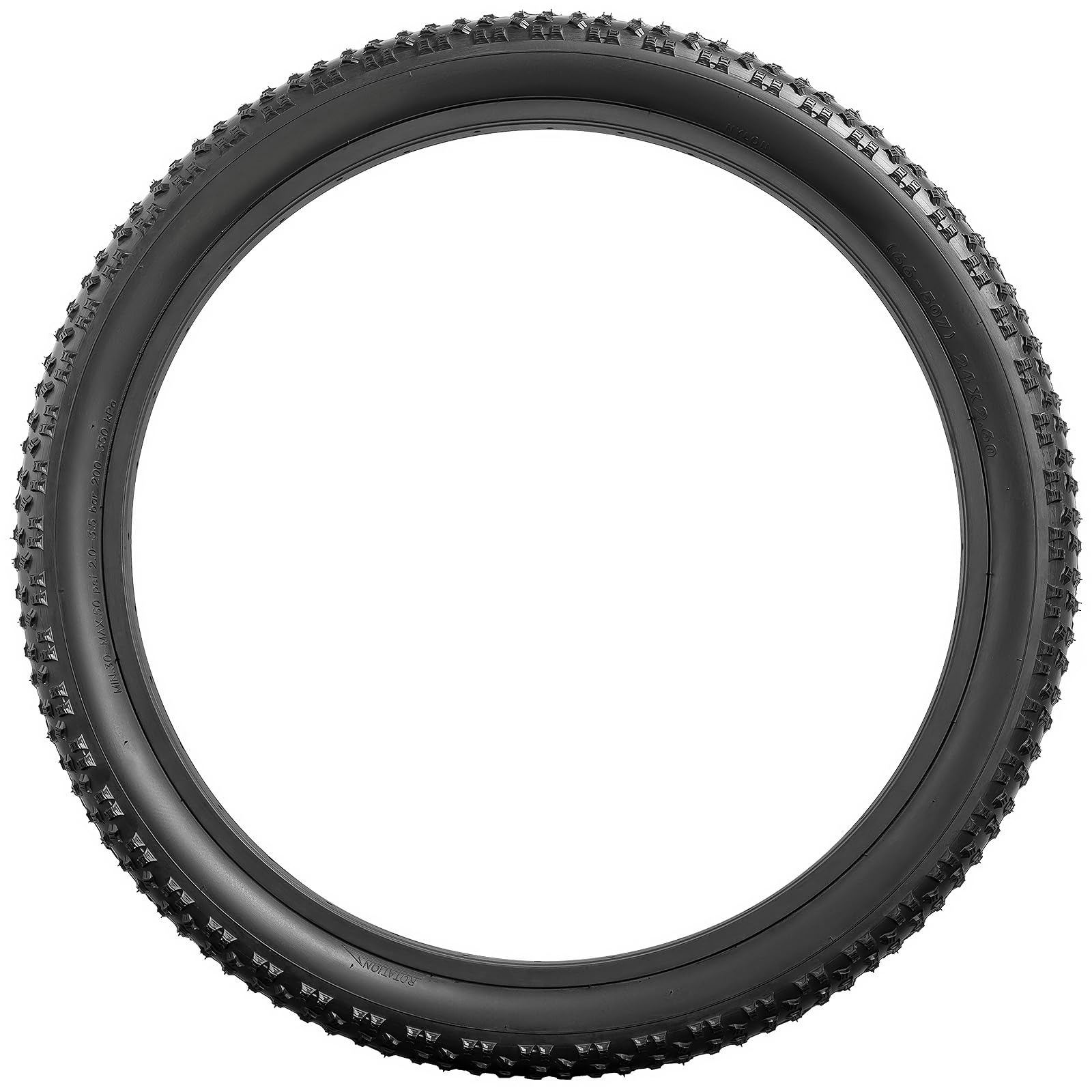 YunSCM 2Pcs Foldable 24-inch Bicycle Tires 24x2.60 ETRTO 66-507 Plus 2Pcs Inner Tube AV32mm Valve Compatible For Bicycle YunSCM 2Pcs Foldable 24-inch Bicycle Tires 24x2.60 ETRTO 66-507 Plus 2Pcs Inner Tube AV32mm Valve Compatible For Bicycle