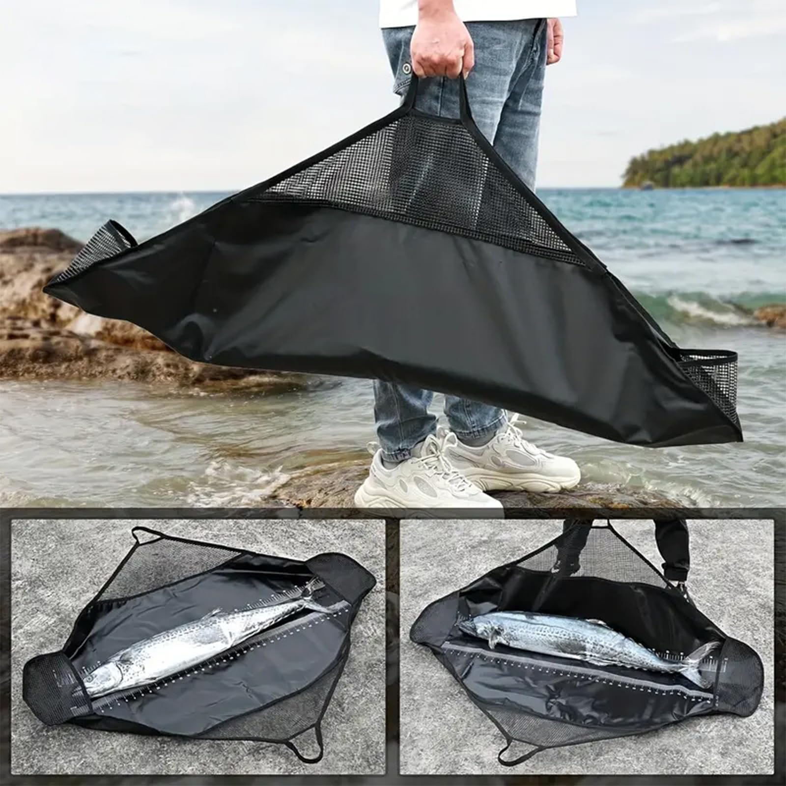 Tapis de pêche à la carpe pliable en PVC étanche
