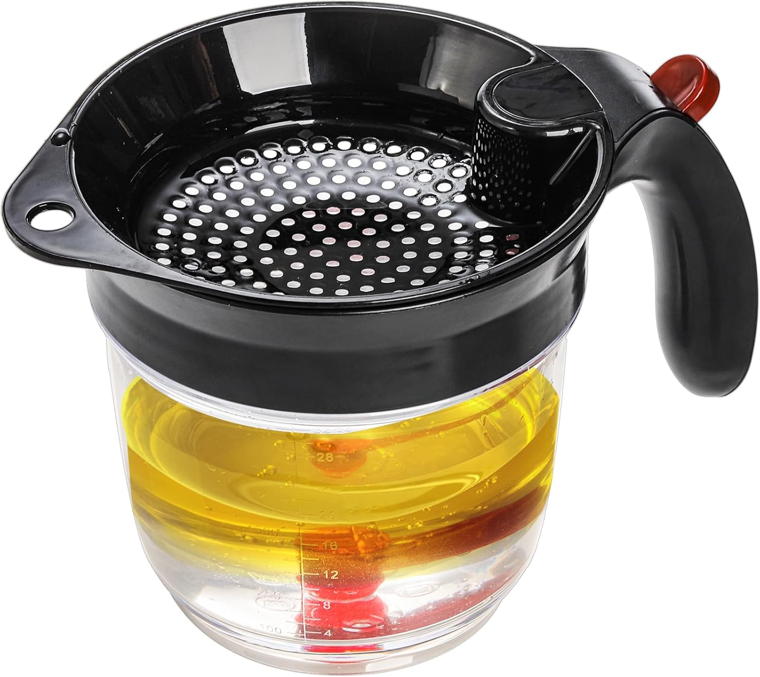WUWEOT Fat Separator with Bottom Release, 4 Cup Broth Gravy
