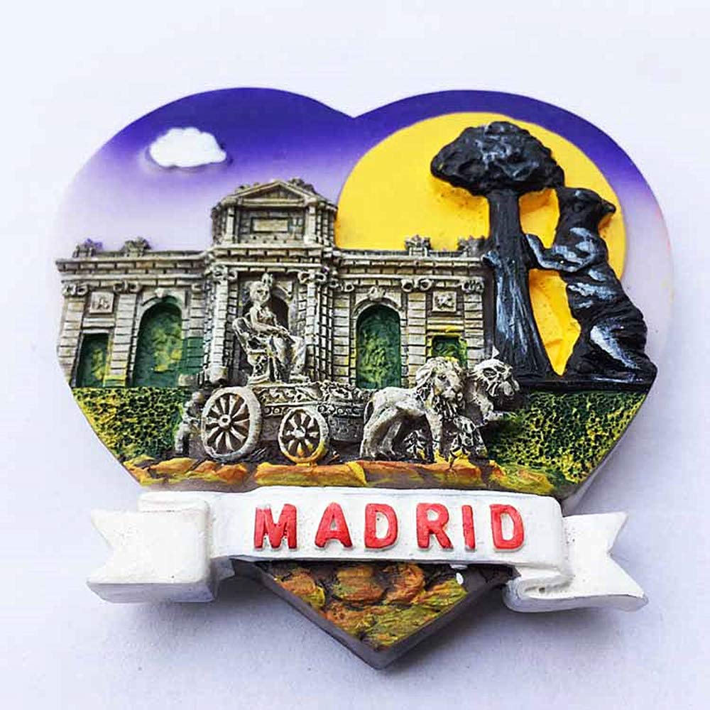 3D Madrid Spanje Metalen Koelkast Magneet Reizen Souvenir Geschenken Collectie Thuis Keuken Koelkast Decoratie Magnetische Sticker Magneet