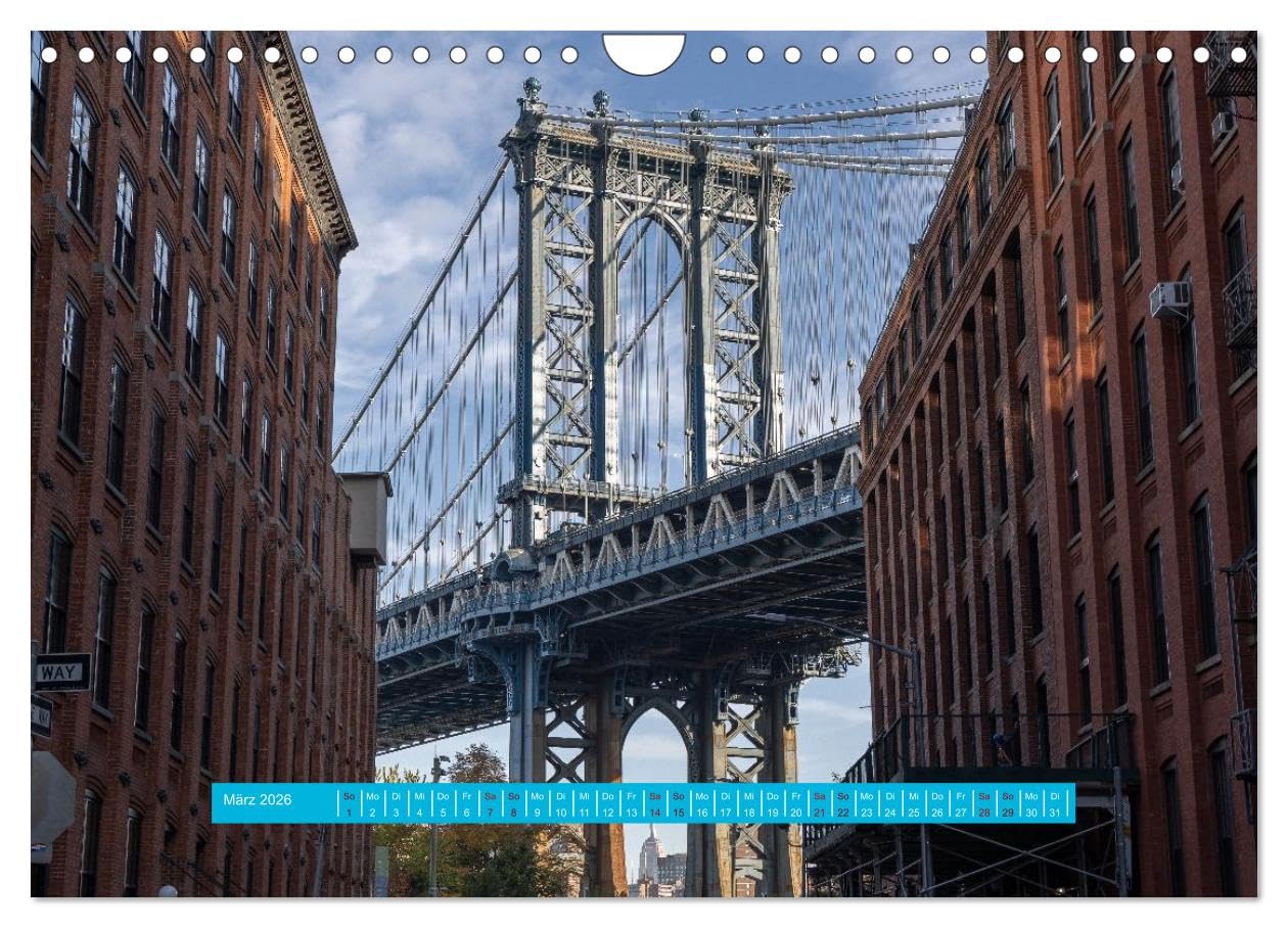 Sechs Tage New York (Wandkalender 2026 DIN A4 quer), CALVENDO Monatskalender: Sechs Tage New York - die besten Fotos