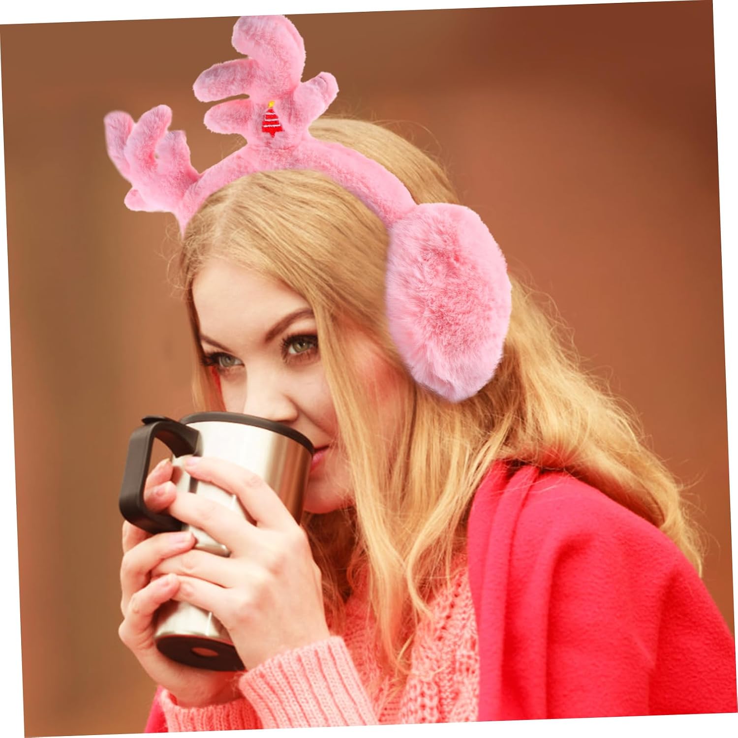 Fleece Headband Ear Warmer Winter Warm Earmuff Cartoon Earmuff for Boys and Girls Adults