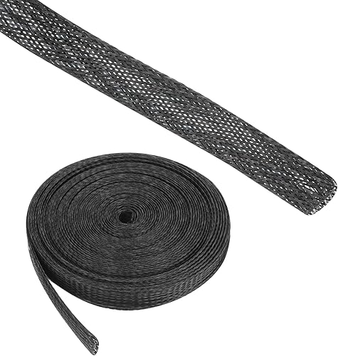 Miniatura 10 de Telar de alambre expandible de PET de 25 pies, 3/4 pulgadas, funda de alambre trenzado de PET