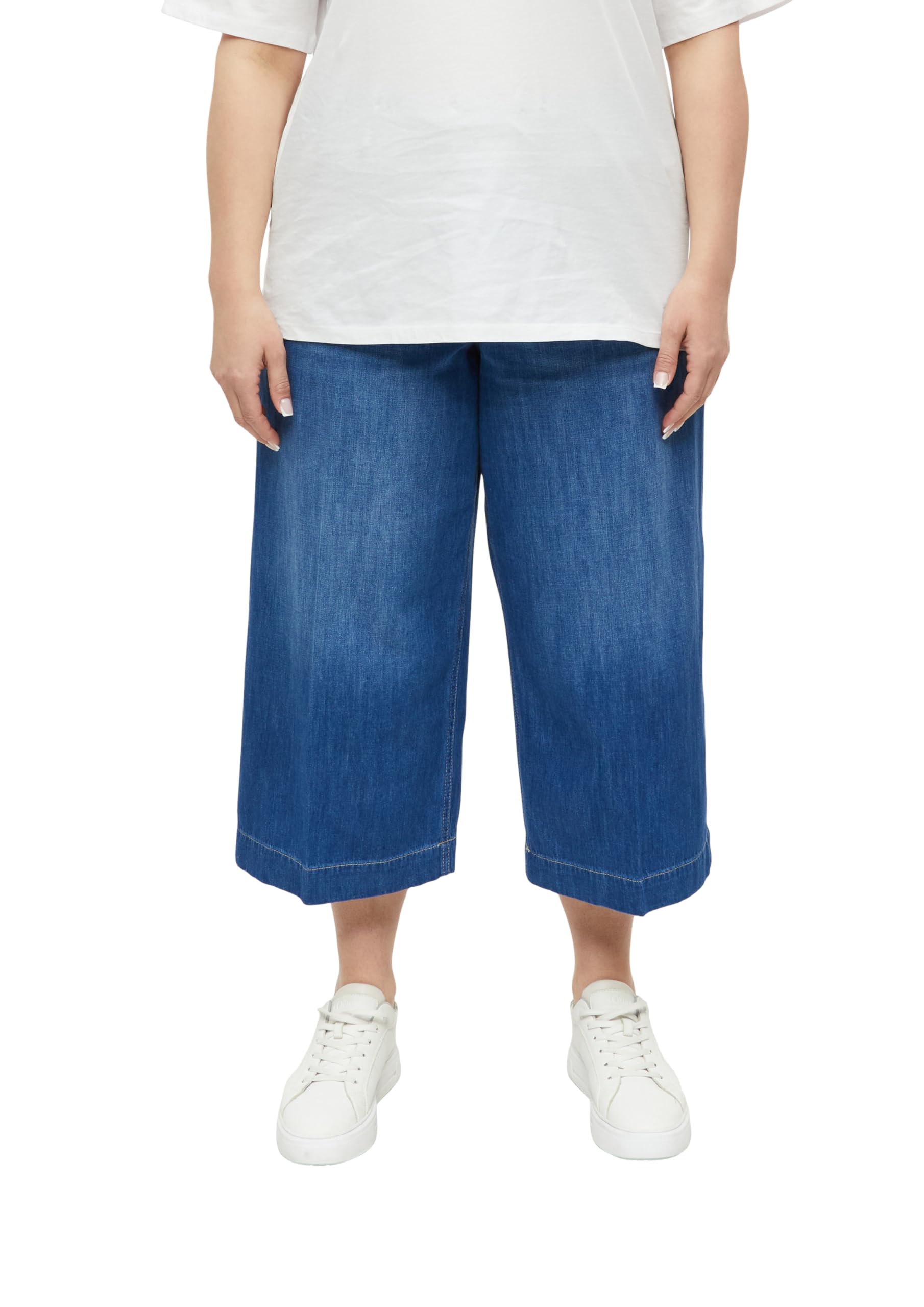 s.Oliver Women's Jean Culotte 2182983, Blue, 12