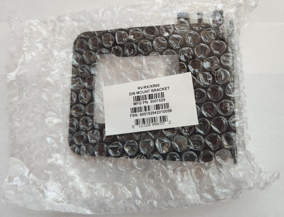 Sierra WirelessSemtech Airlink DIN Rail Mounting Bracket (Include 2 sets of bolt) for Airlink XR60 / RV50X / RV55 / RX55 Routers - 6001529, Black