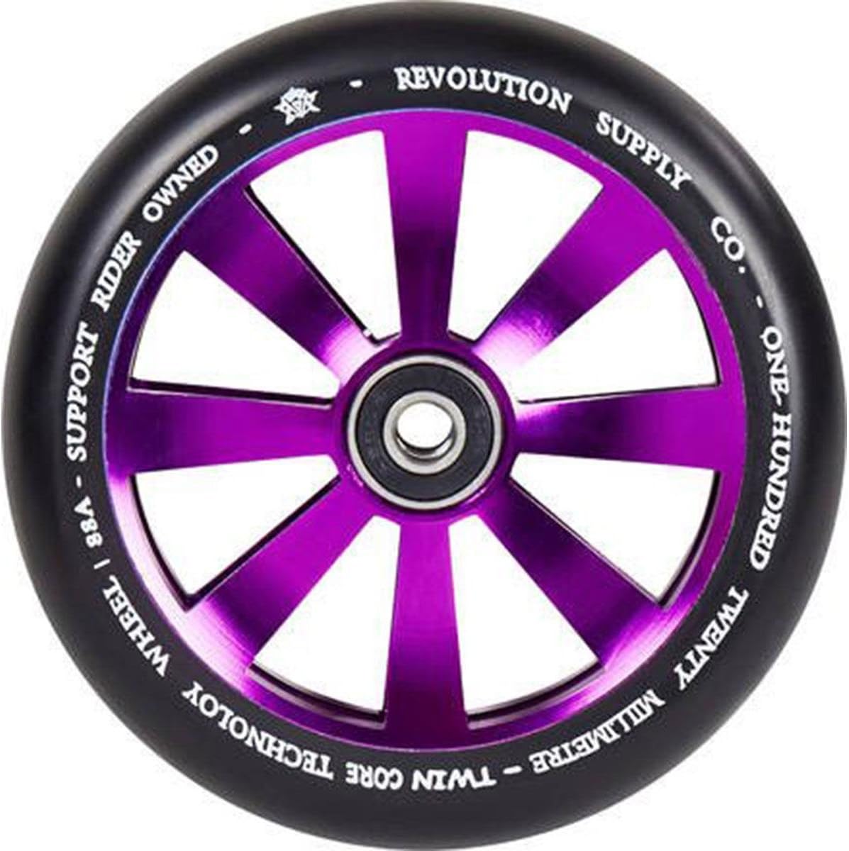 Revolution Supply Co. 120mm Twin Core Scooter Wheel - Purple