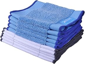 KEEPOW iRobot Braava 390t 380 Cloths 10 Cleaning Cloths for Pro-Clean Tank - Includes 5 Wet and 5 Dry Cloths