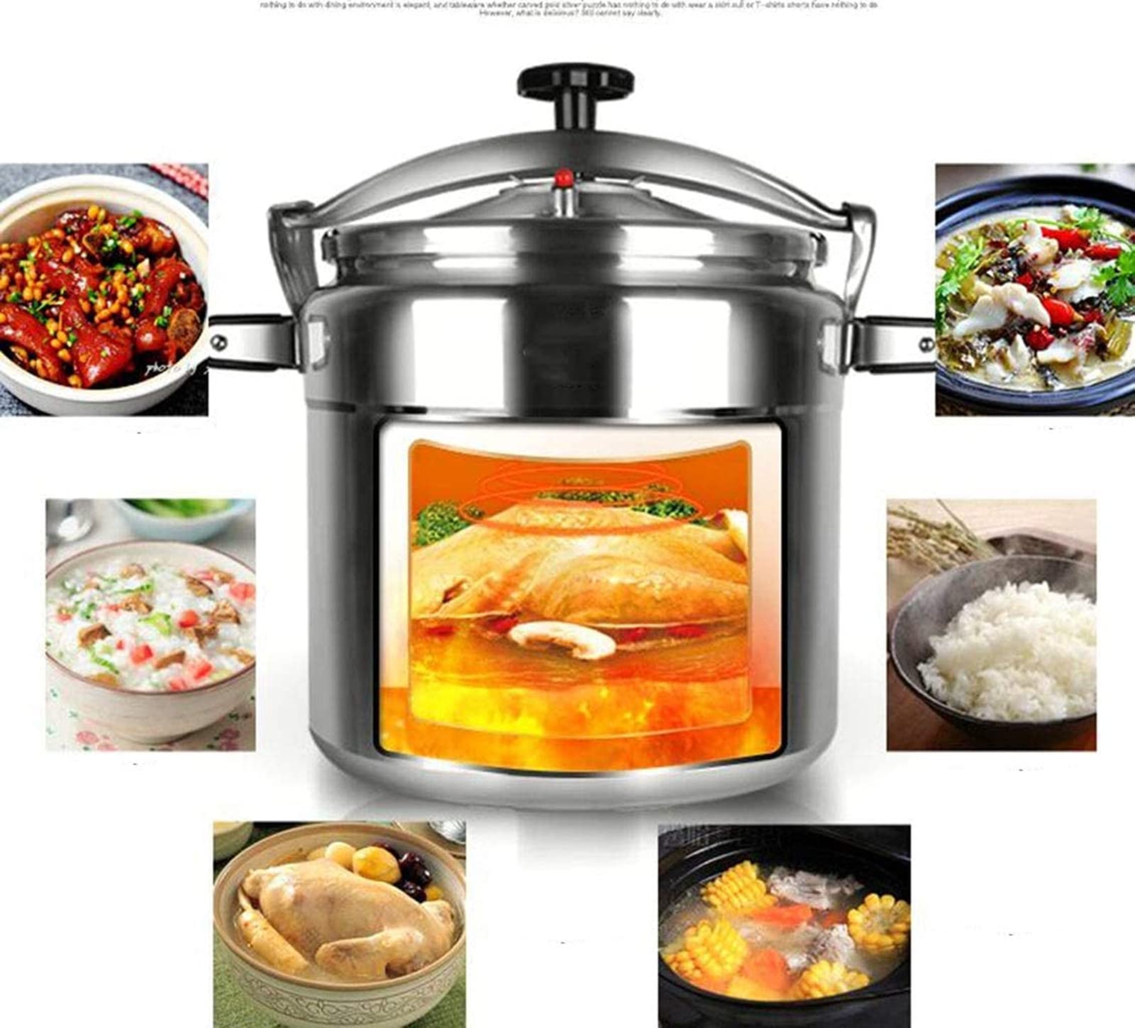 Amazon | 7L-40L業務用圧力鍋大容量ホテルの万能スープ鍋防爆大型圧力 
