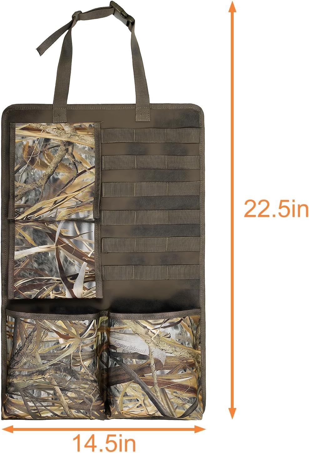 aiGear Auto Rücksitz Waffenständer Organizer mit MOLLE-Panel 2 Pack