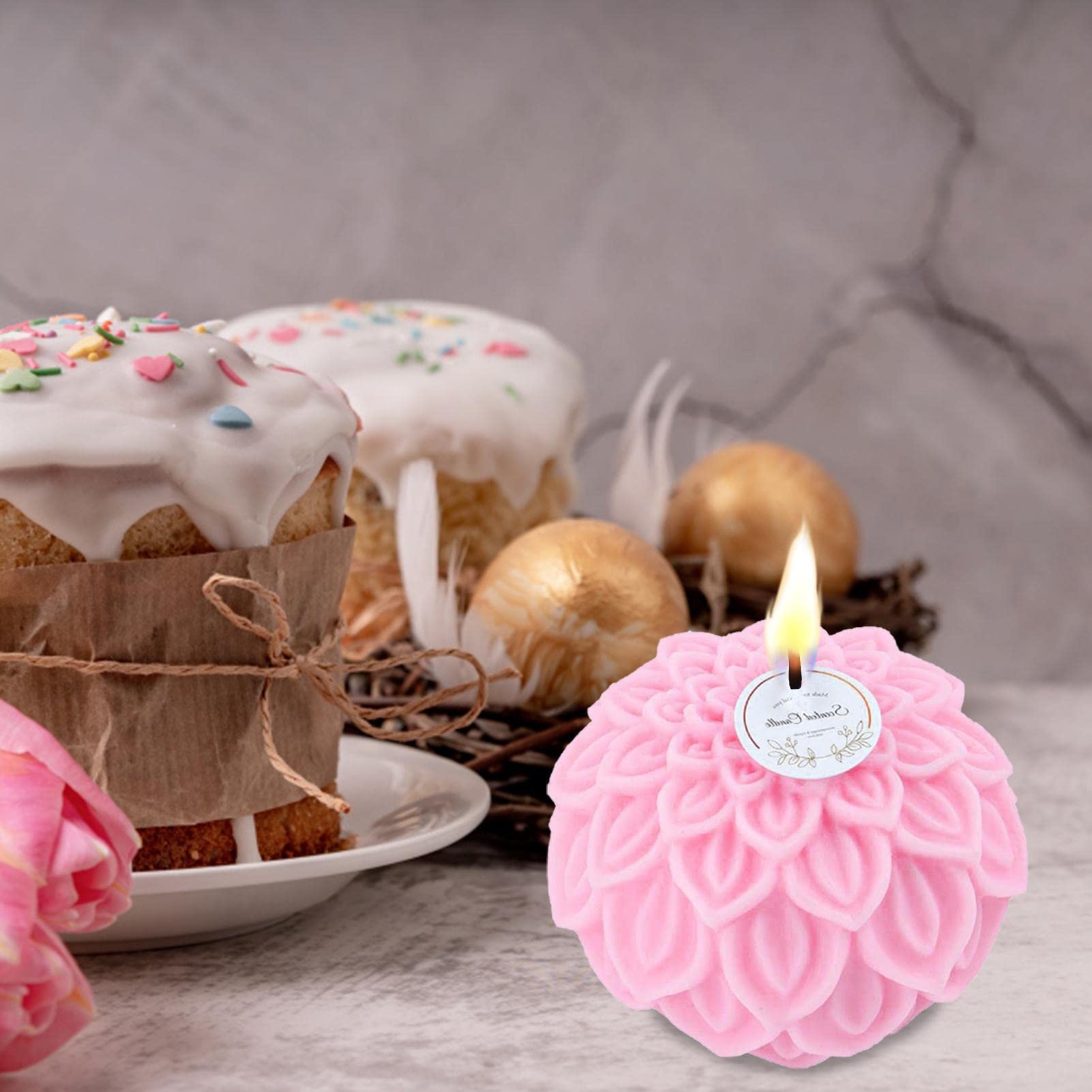 Appuivbt Moules à Bougies En Forme De Dés, Moule à Savon En Silicone époxy Pour La Fabrication De Bougies