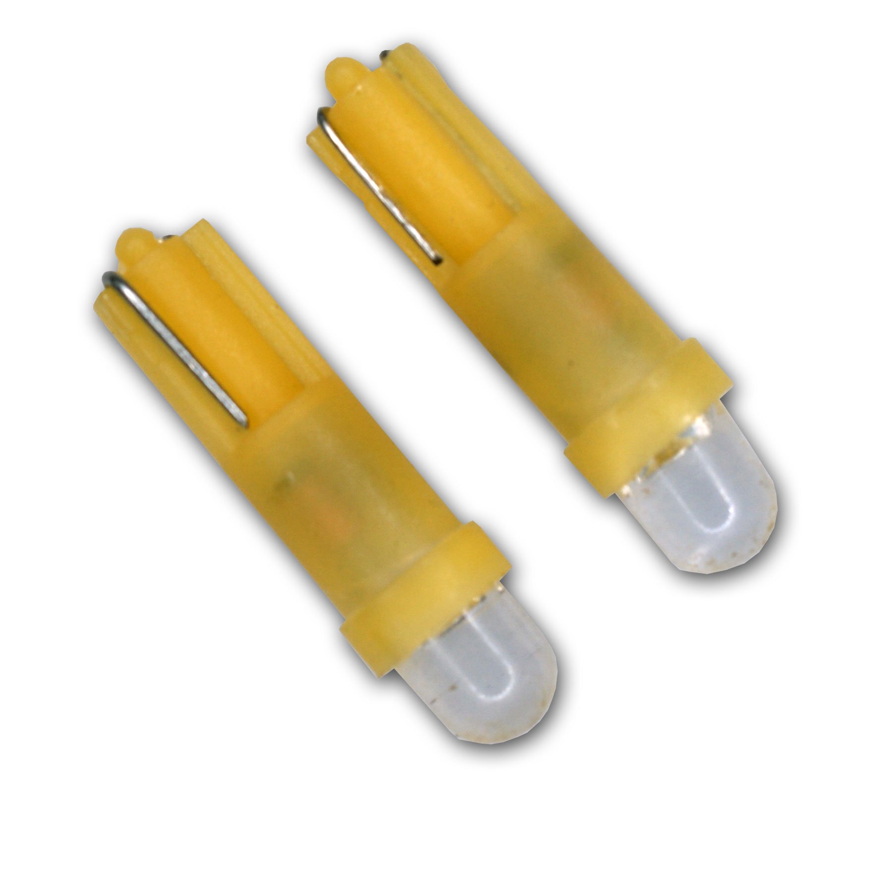Tuningpros LEDRD-T5-A1 Radio Dial LED Light Bulbs T5, 1 LED Amber 2-pc Set