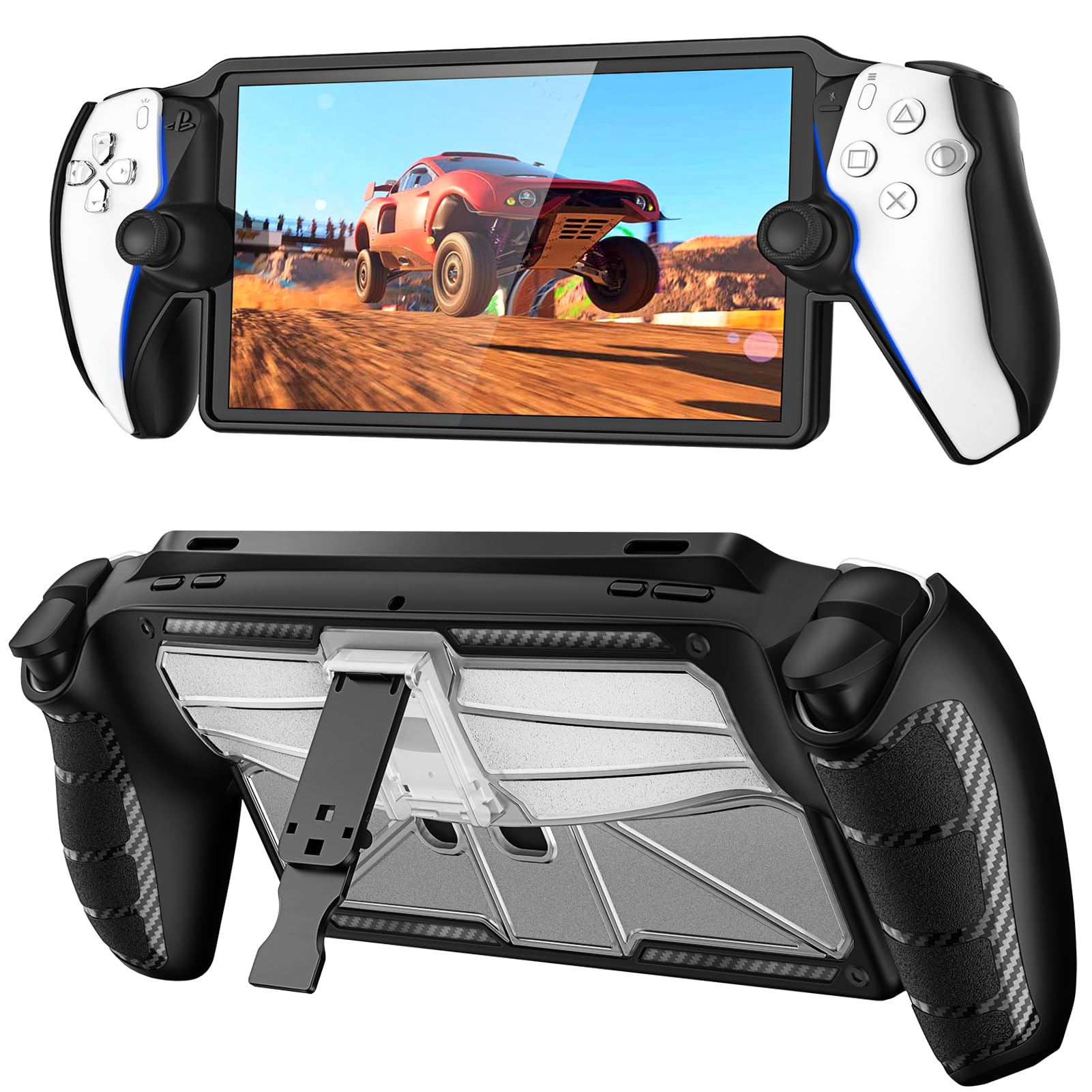 Fintie Case Compatible with PlayStation Portal w Kickstand Soft TPU Anti-Slip Protective Cover w Ergonomic Grip for PS