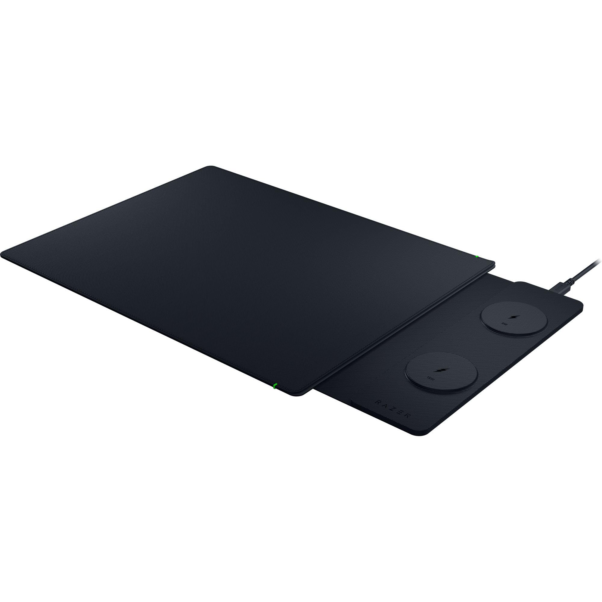Razer Laptop Sleeve 16" mit kabellosem Laden – Zwei MagSafe-kompatible Bereiche für Smartphone und Earbuds - Schnellladen bis zu 15W - Gepolstertes Innenfutter - Leichtes Polyestergewebe | Schwarz