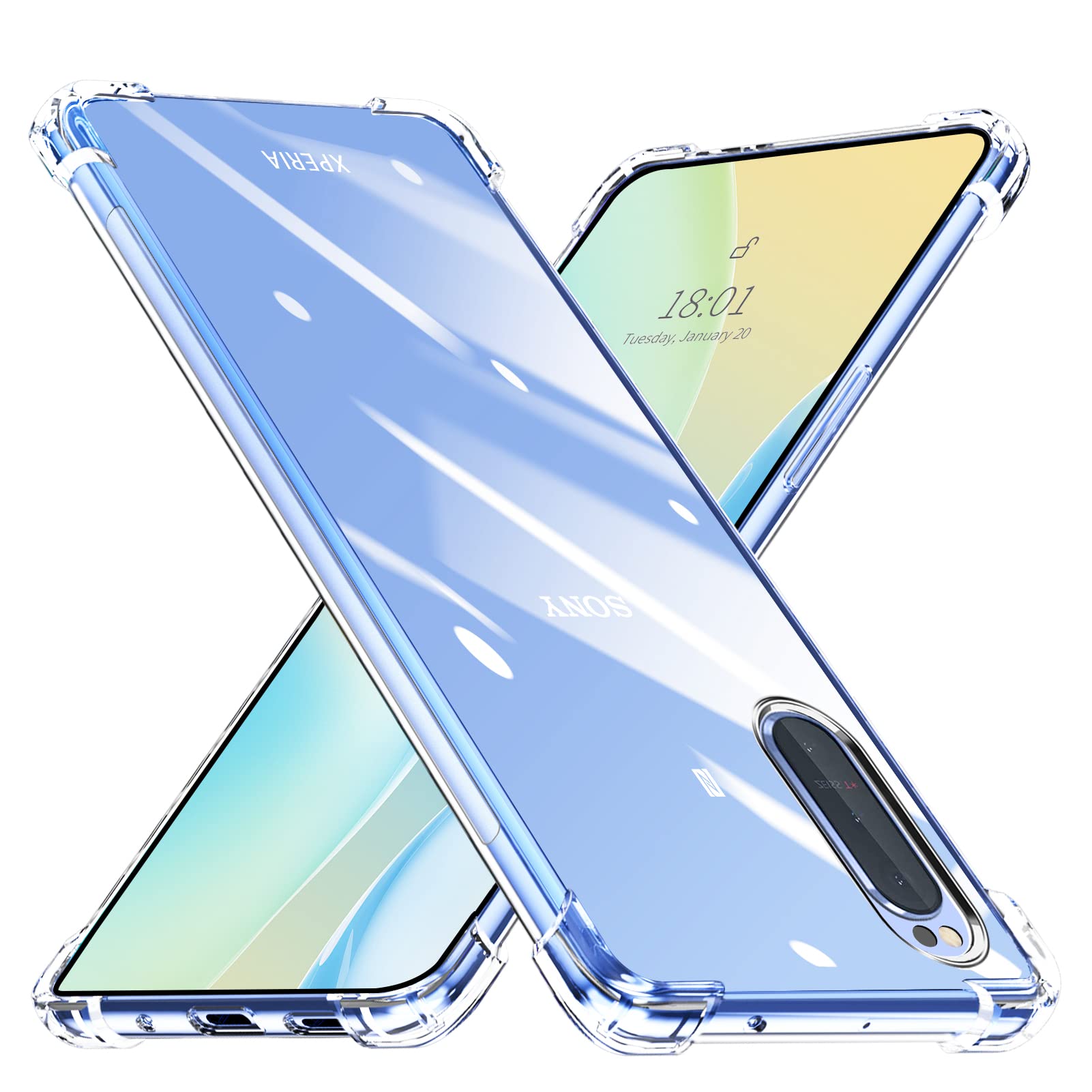 Amazon.co.jp: SONY Xperia 5 II ケース クリア 透明 TPU ソフトケース