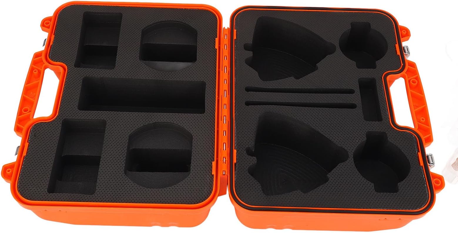 Surveying Instrument, Robust Polypropylene Storage Box with 2 Lock System for Total Stations Theodolites Levels and Prism Sets