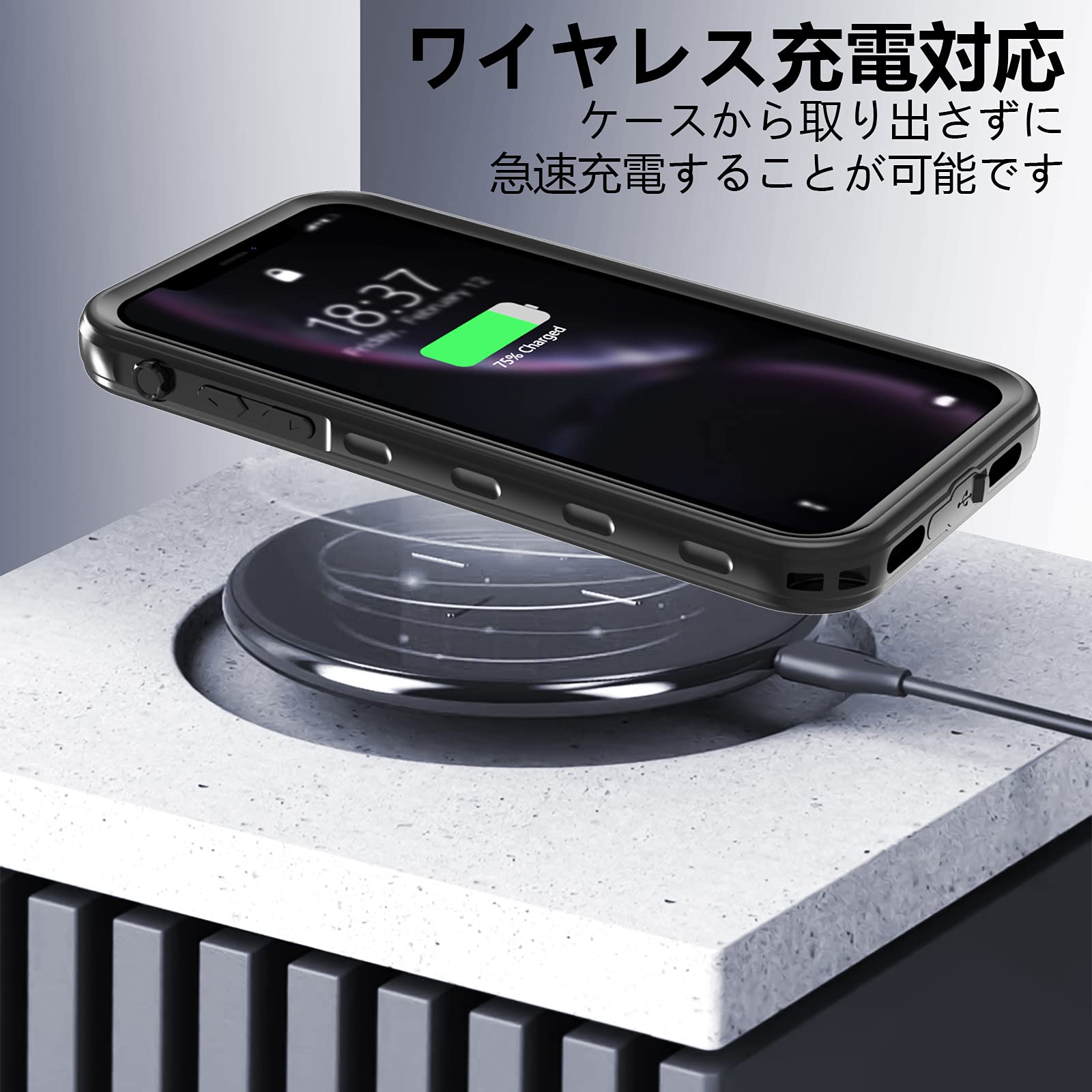 iPhoneXR 64GB ブラック　フィルム&ケース付き 本体のみ　箱無し すぐ使える iPhone XR ブラック 64GB 本体 ケース フィルム付
