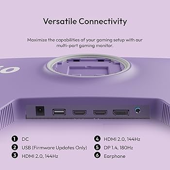 Amazon.com: Pixio PX278 Wave Purple 27 inch 180Hz Refresh Rate QHD