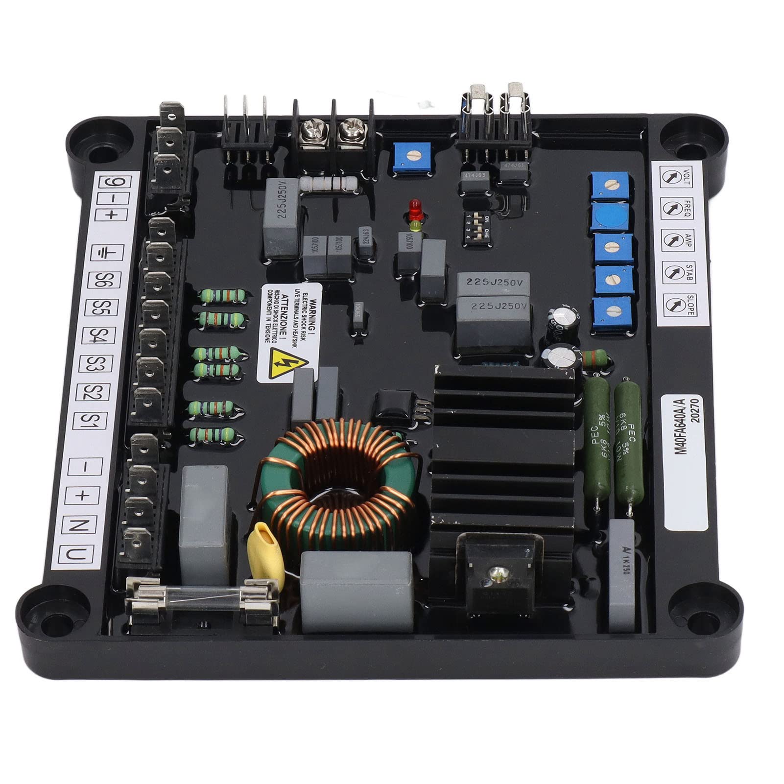Automatischer Spannungsregler AVR-Steuermodul ABS-Gehäuse für Generator Genset M40FA640A