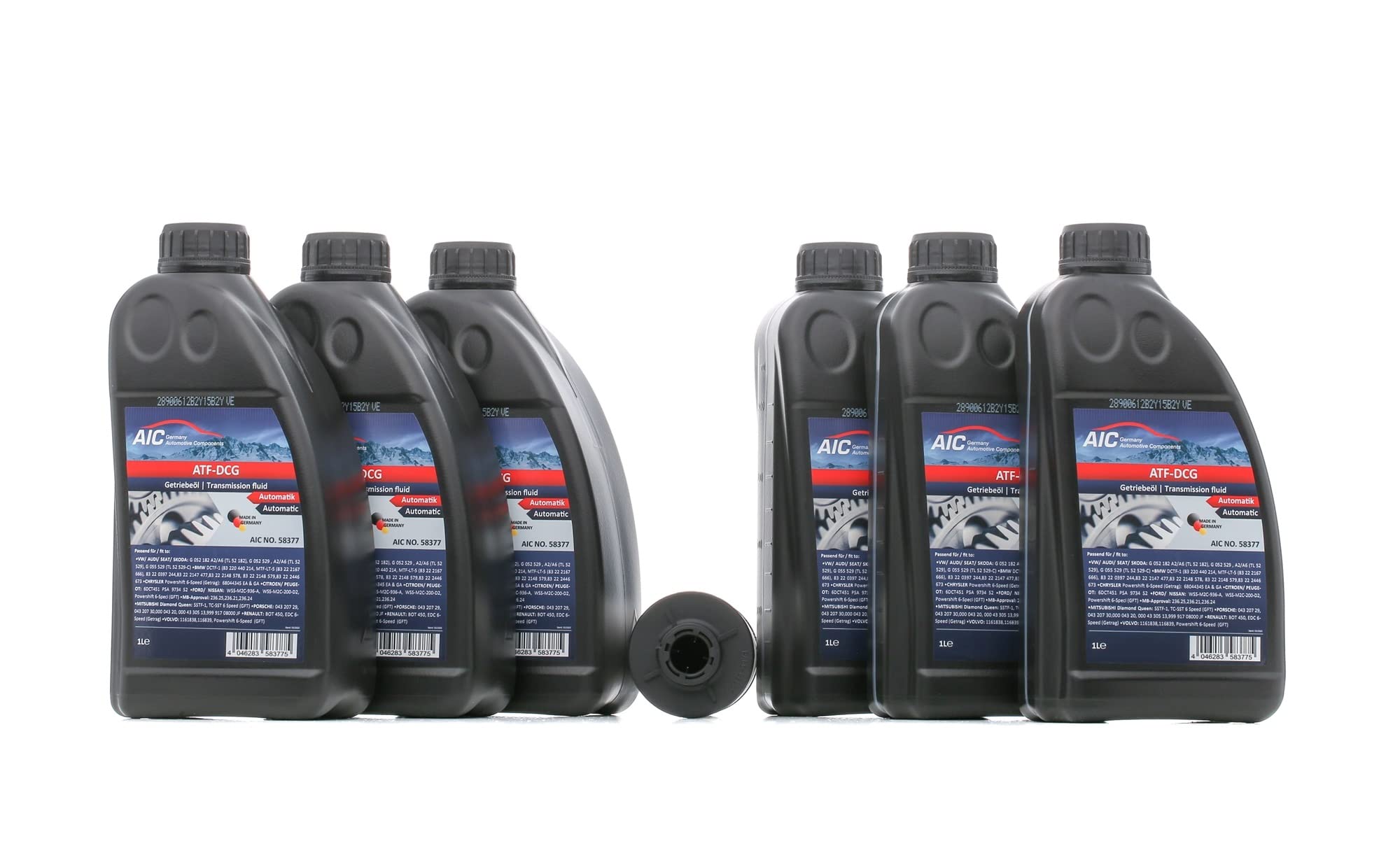 AIC Kit pezzi, cambio automatico-cambio olio 58376SET Compatibile con: AUDI A1 Sportback, A3, A3, A3 Cabriolet, A3 Limousine, A3 Sportback, A3 Sportback, Q2, Q3, Q3, TT, TT, TT, TT Roadster