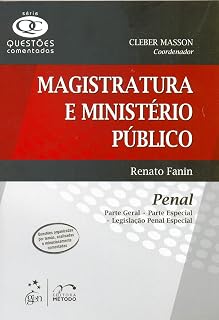 Magistratura e Ministério Publico. Penal. Questões