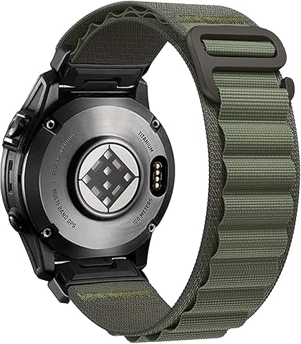EKINGEEK Bracelet Nylon Quick Fit 22mm pour Garmin Fenix E/8/7/6/5 (47mm), Epix 