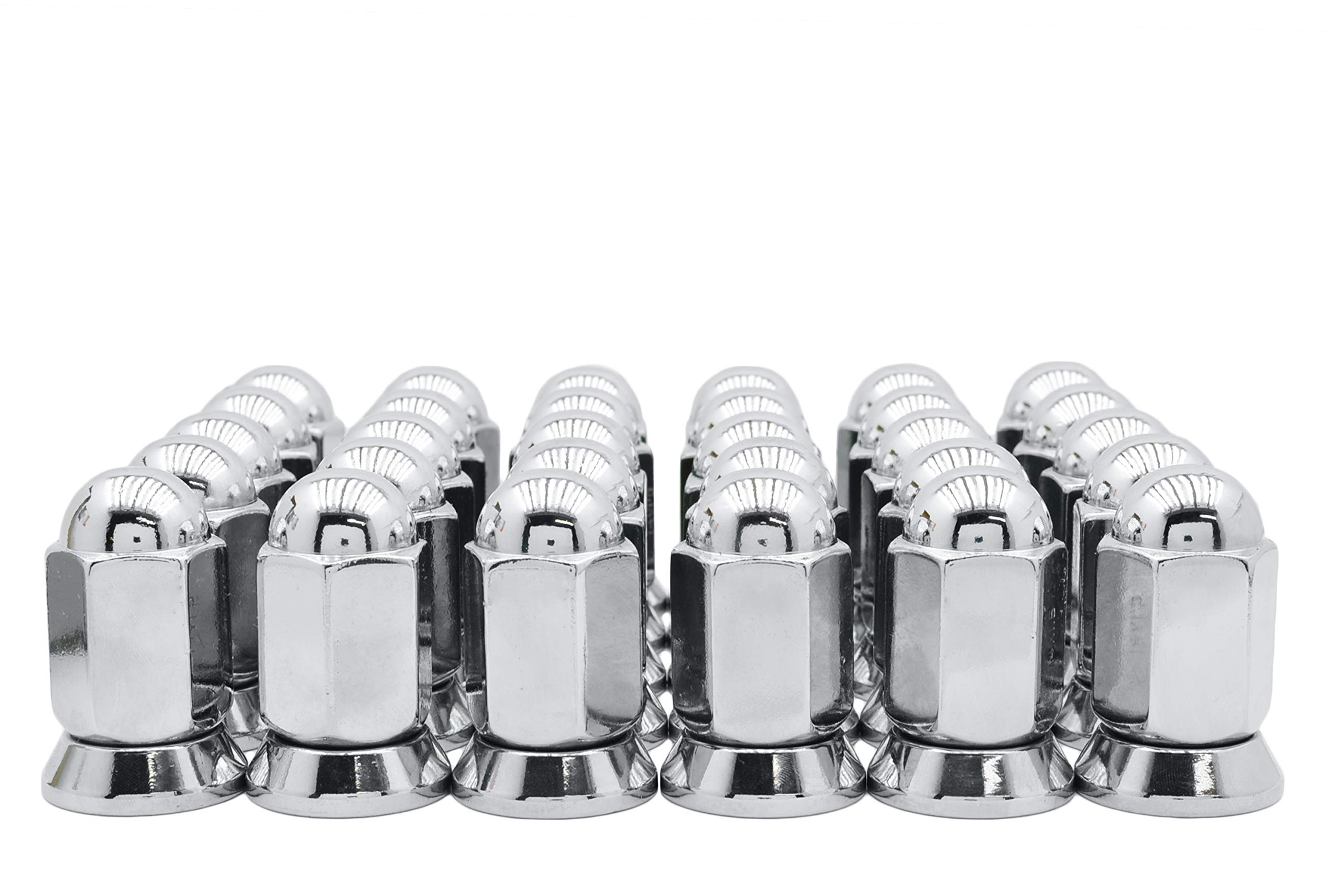 Accessories Plus 32-Piece Alcoa Dually Acorn Lug Nuts – 14mm X 1.50 (AP-3109)