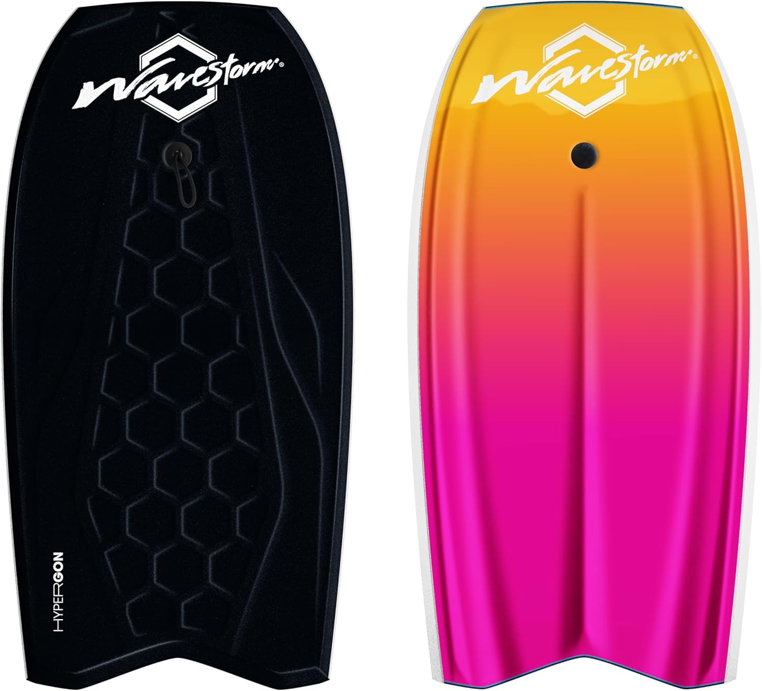 Wave Storm 42.5in Performance Foam Bodyboard with Sector Fin Channel Bottom
