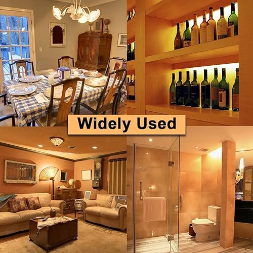 Miniatura 4 de Bombilla LED G8 equivalente a bombilla halógena G8 de 20 W-25 W, base G8 tipo T4 JCD bi-pin G8, CA 120 V G8 blanco cálido 3000 K para luz debajo del