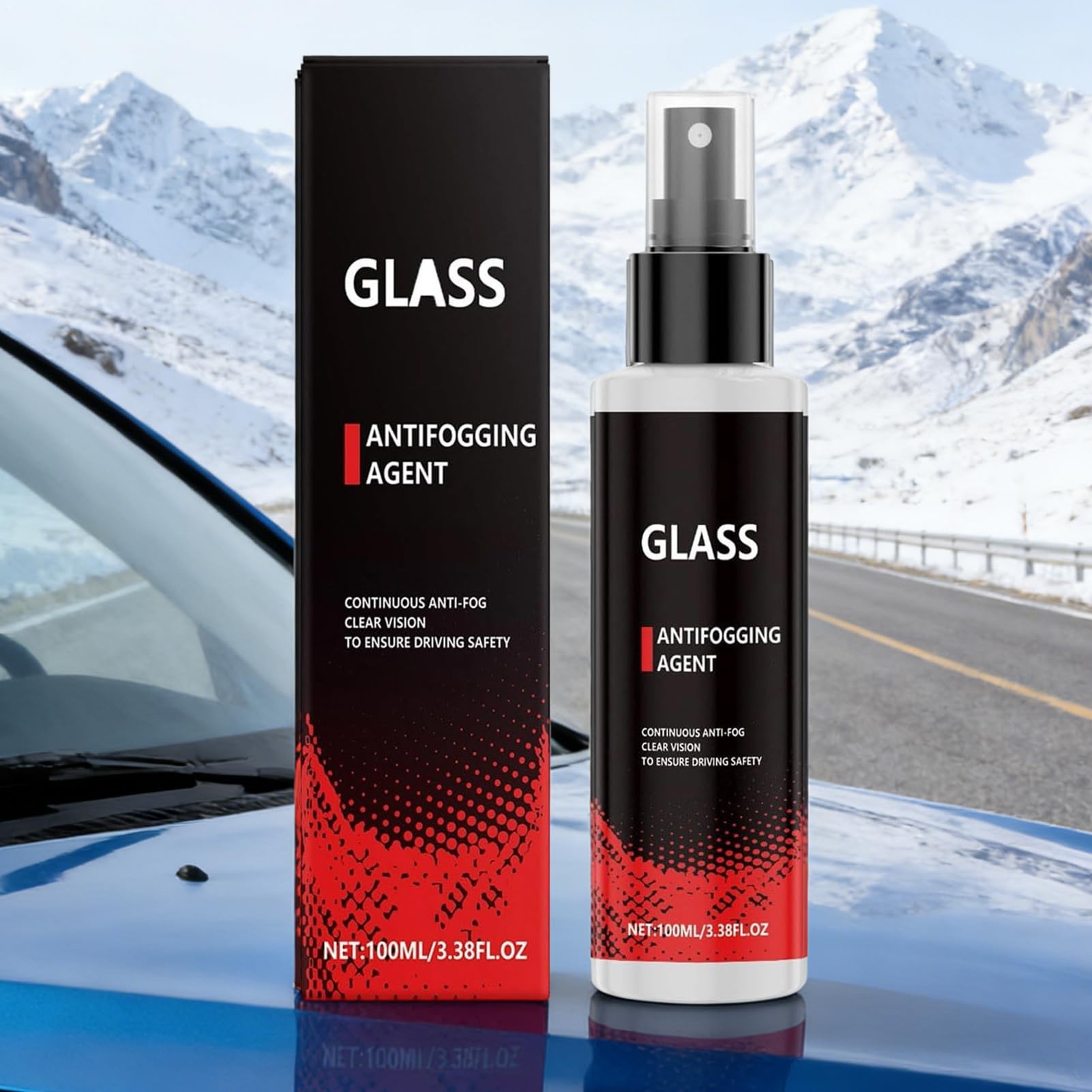 Spray Anti-Buée Pour Pare-brise Défogeur De Vitre 100 Millilitres